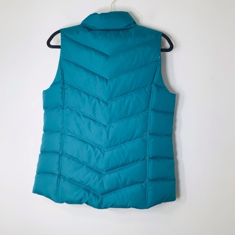 Lands End down filled vest women small blue - Picture 8 of 10